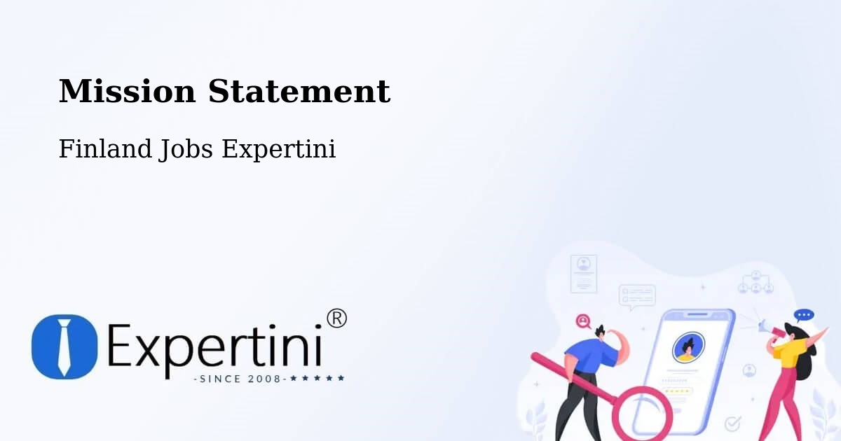 Mission Statement - Finland Jobs Expertini